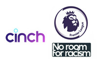 Premier League Badge&No Room For Racism&&Cinch Sponsor